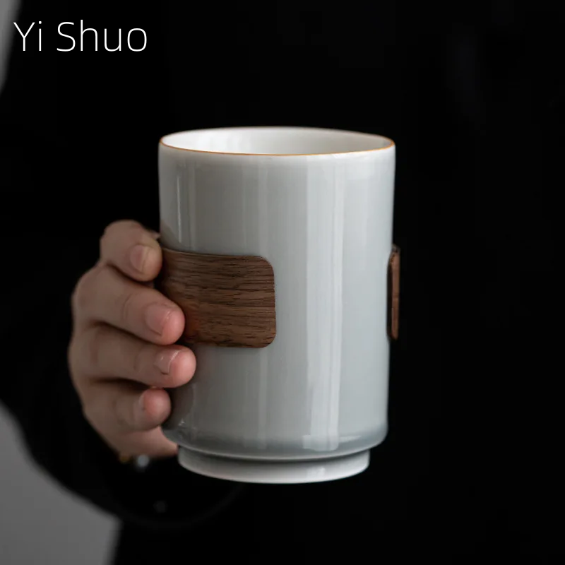 Japanese Pottery - Tazza in legno di bambù con