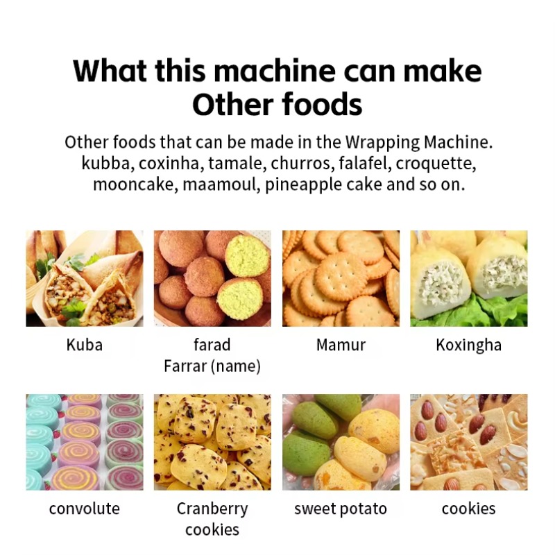 Japanese Snacks - Macchina per lo stampaggio Maamoul Macchina