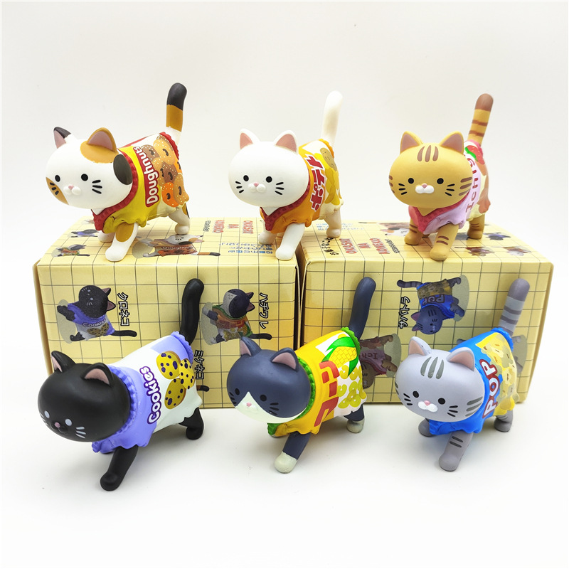 Japanese Snacks - Graziosa scatola a sorpresa con gatti,