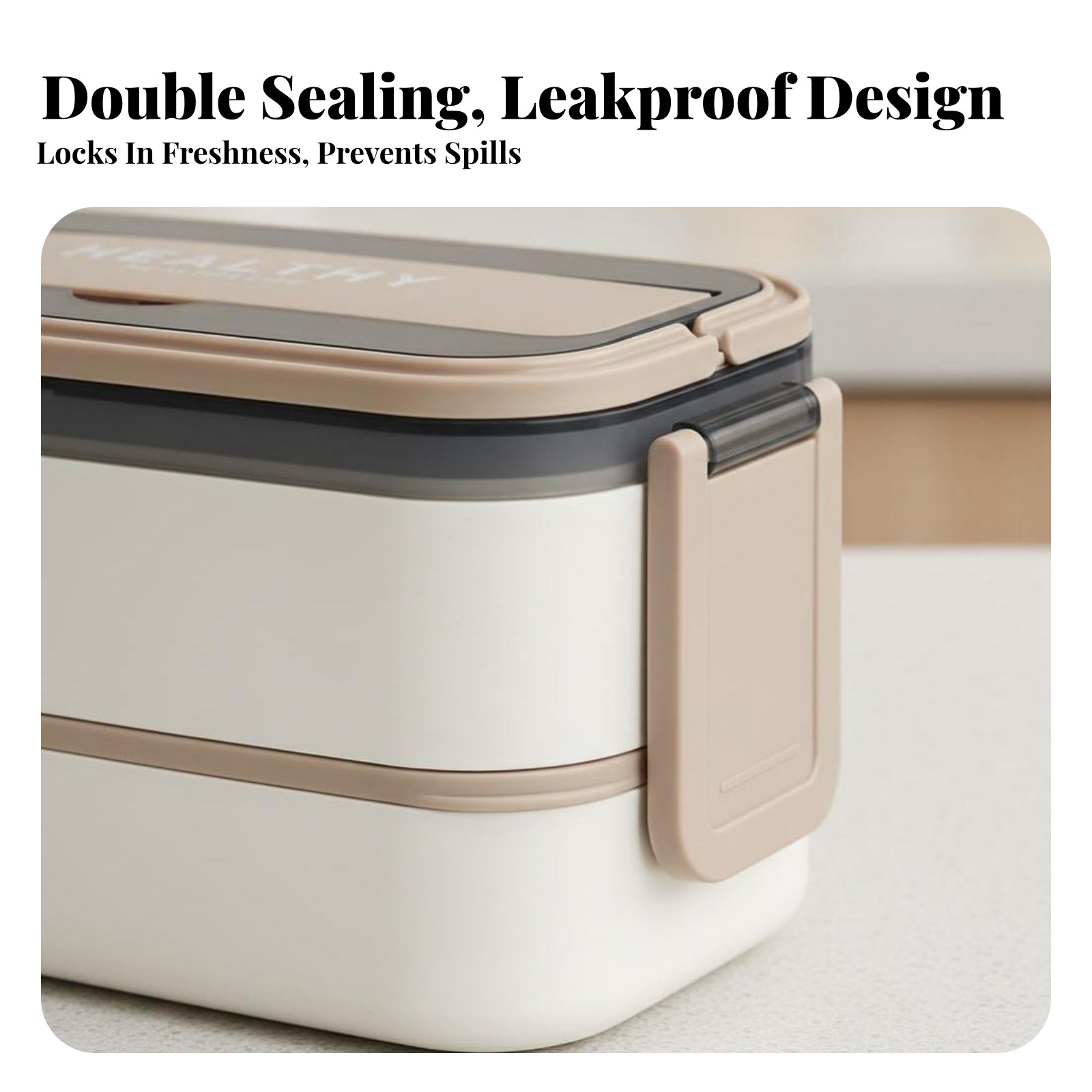 Bento Box - Contenitore per Pranzo in Plastica, Doppio