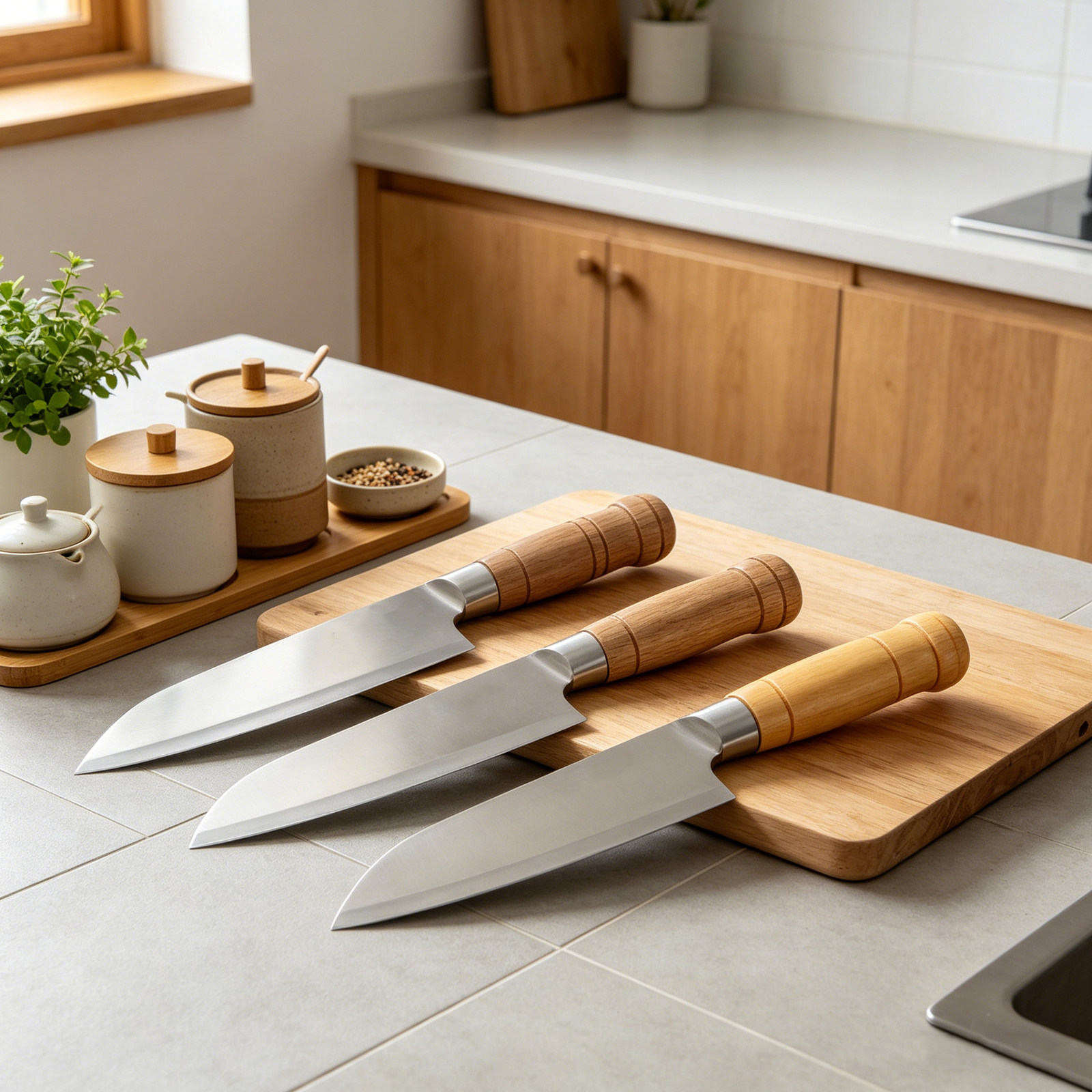 Set di 3 Manici in Legno per C - Japanese Knife recensione e prezzo