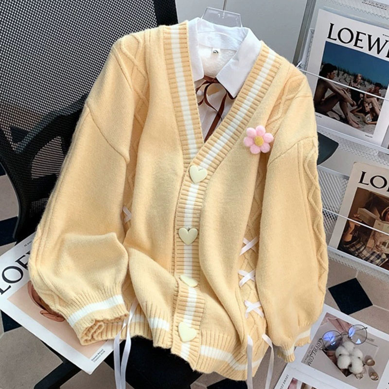 Cardigan lavorato a maglia con - Japanese Snacks recensione e prezzo